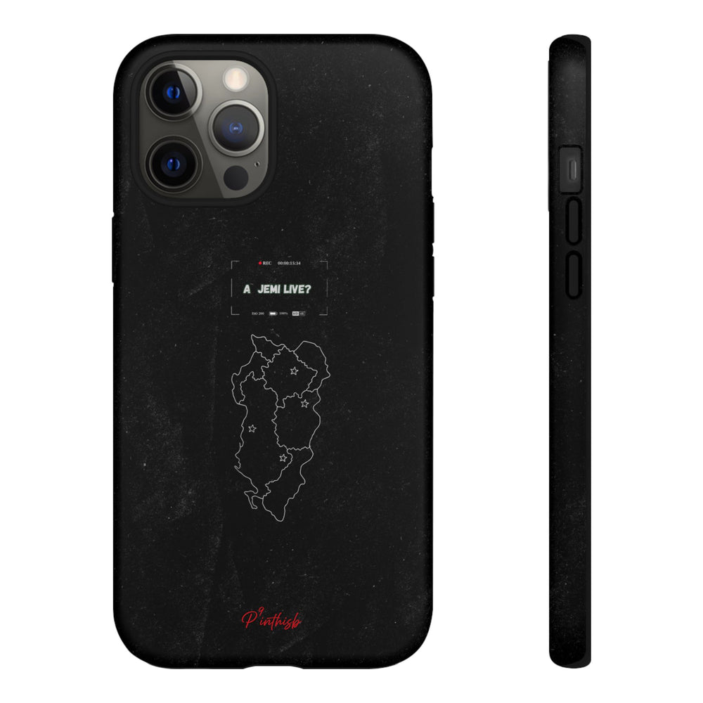 "A jemi live?" Tough Phone Case