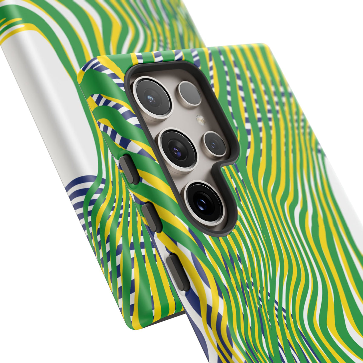 Abstract Green Wave Phone Case