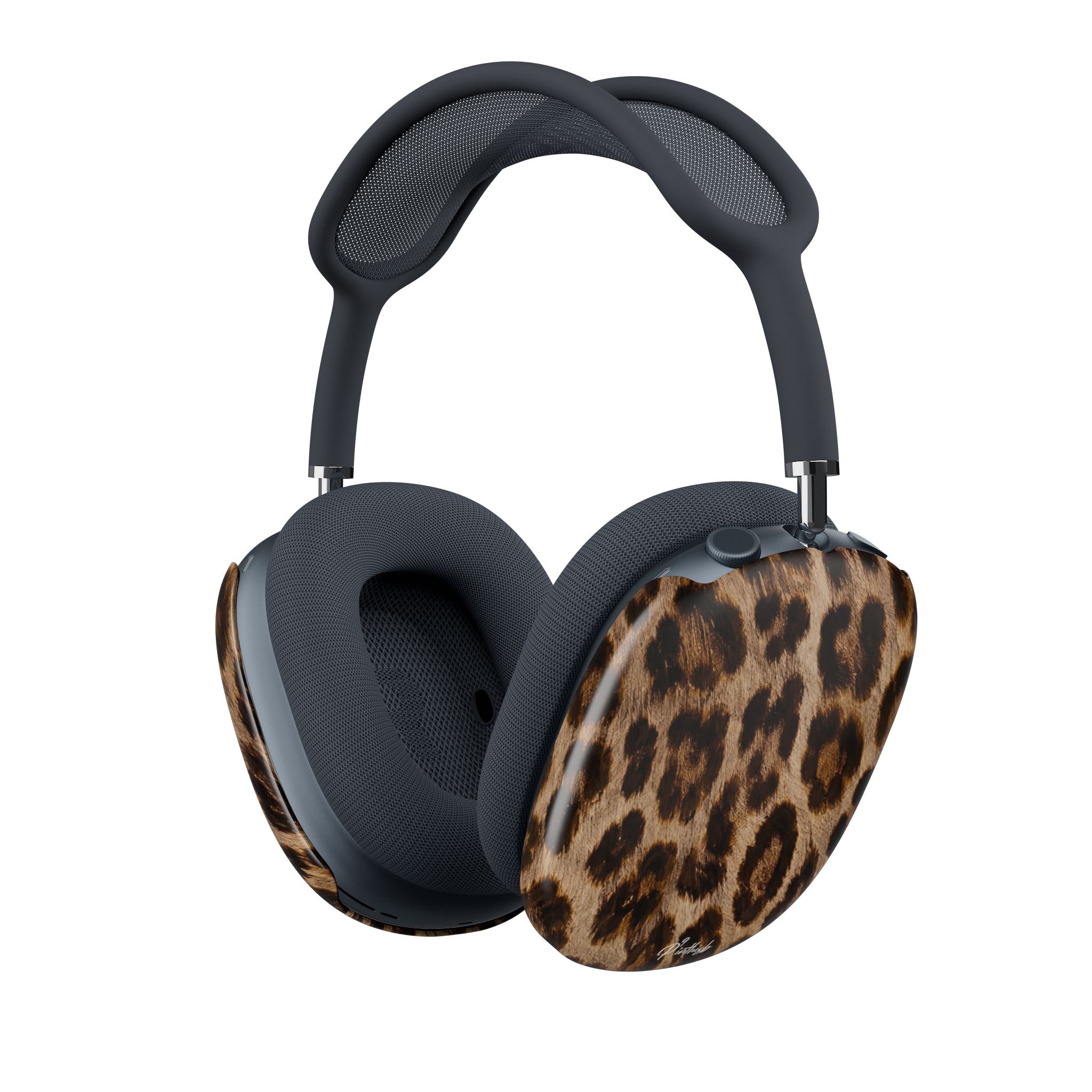 Leopard Print AirPods Max Ear Cup Covers — Stylish Protective Replacement Shells