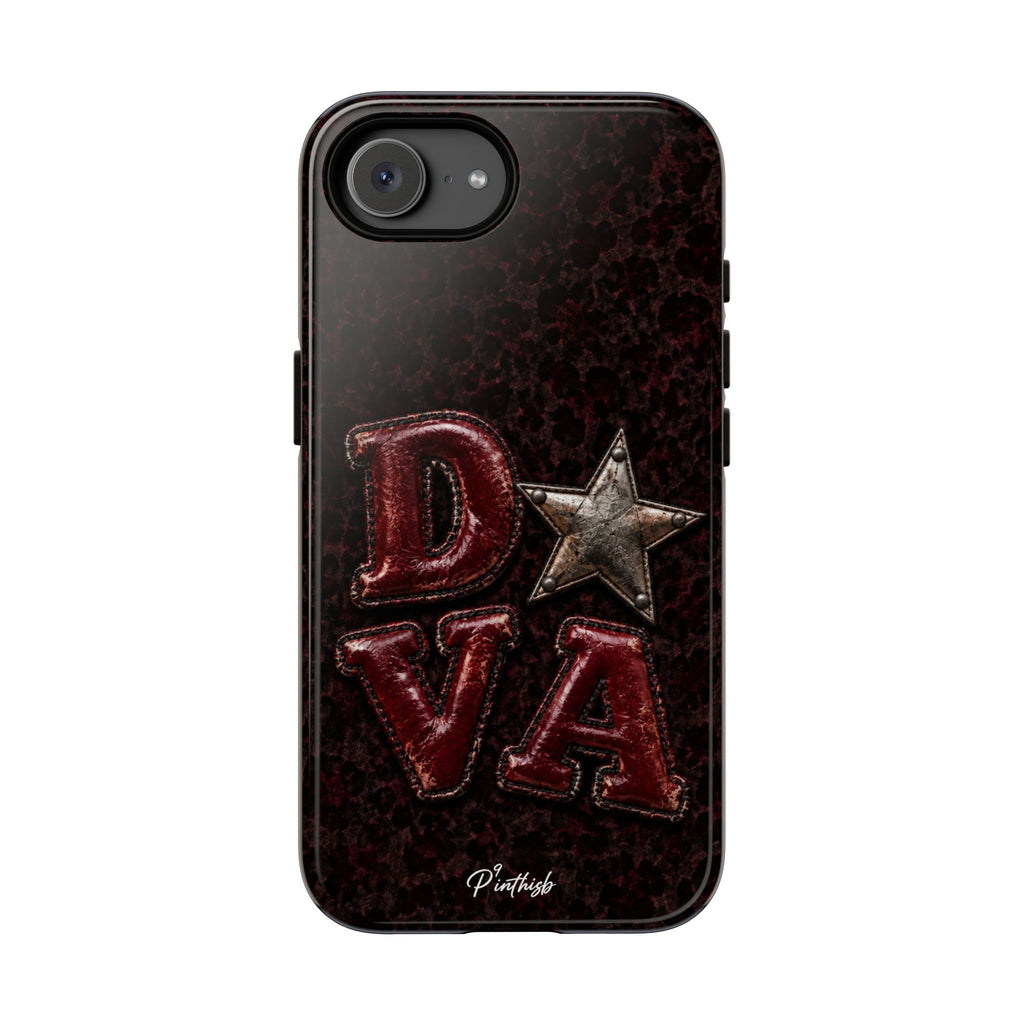 Geometric Blue Diamond Tough Phone Case