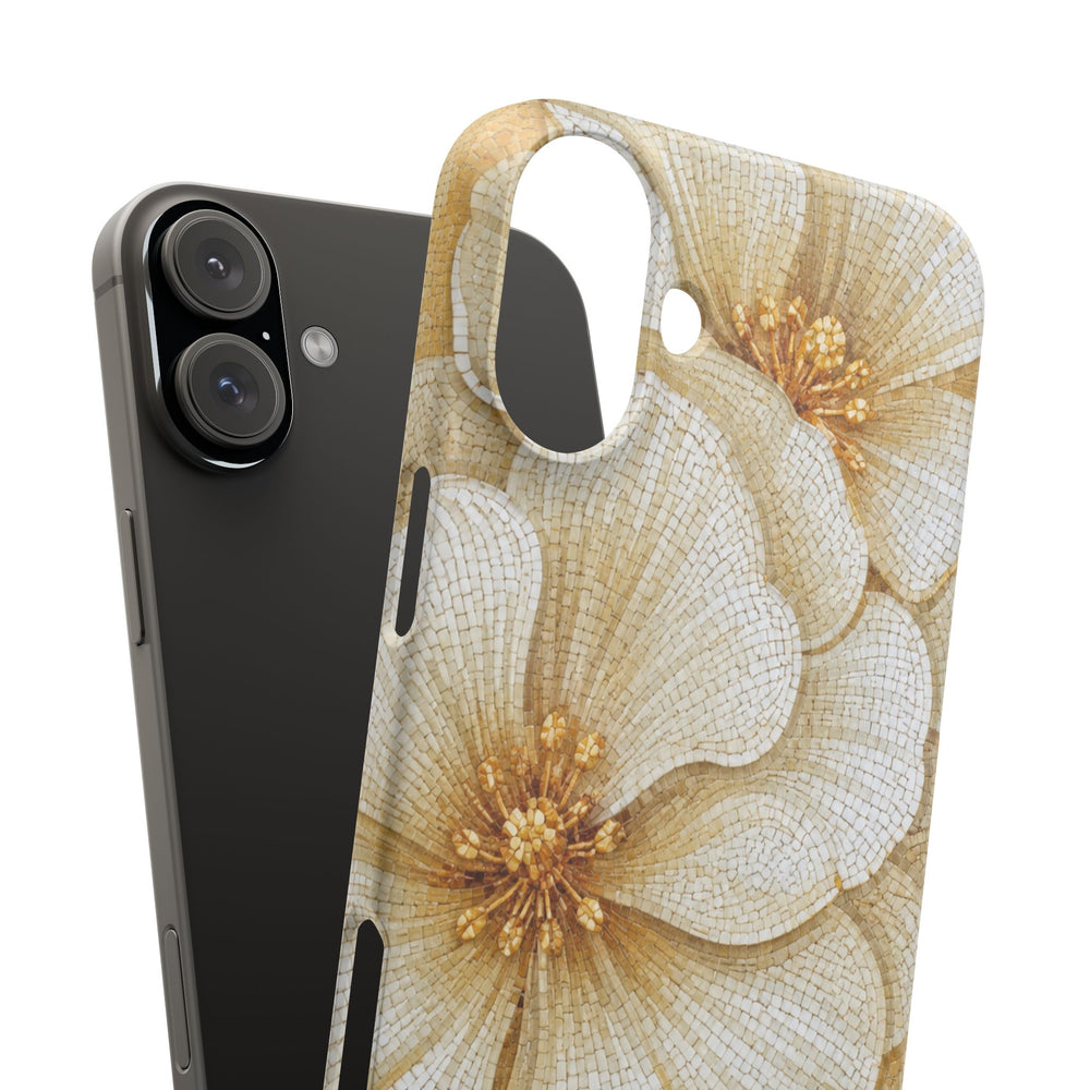 Floral Gold Bloom Snap Case