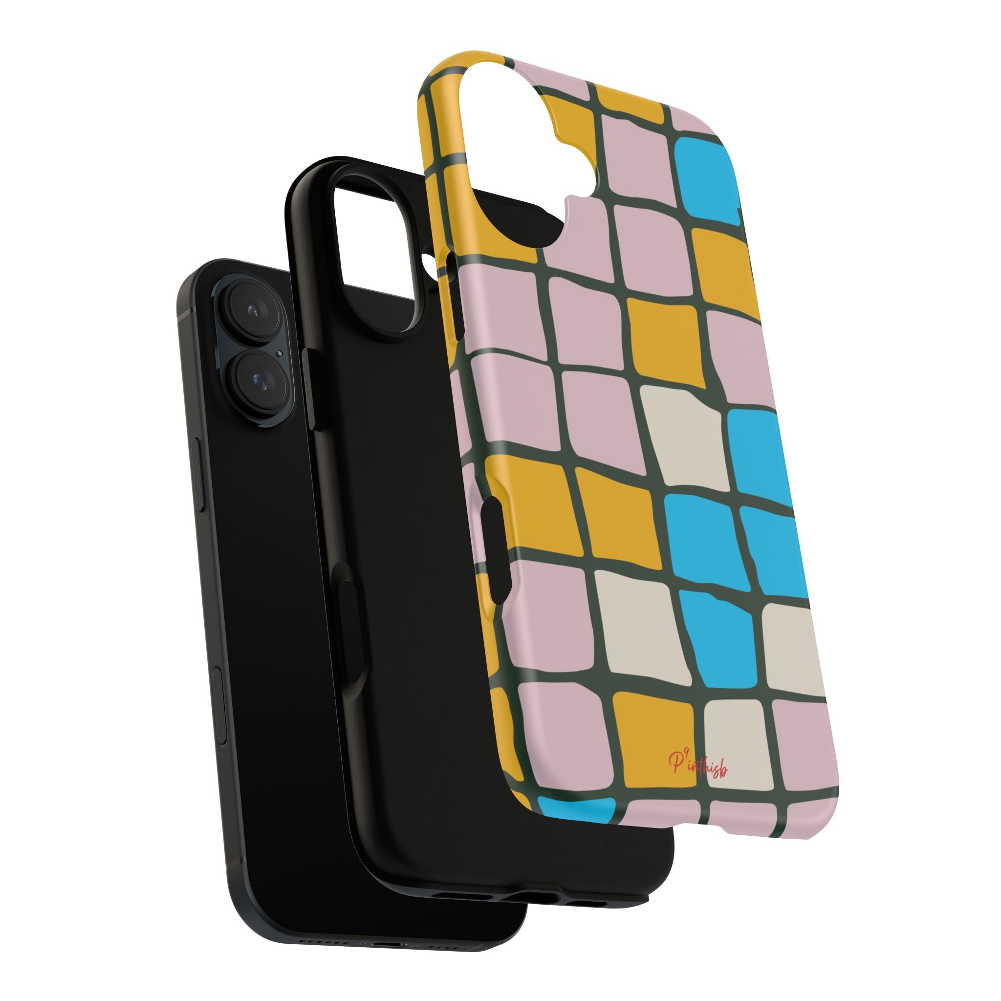 Color Grid Tough Phone Case
