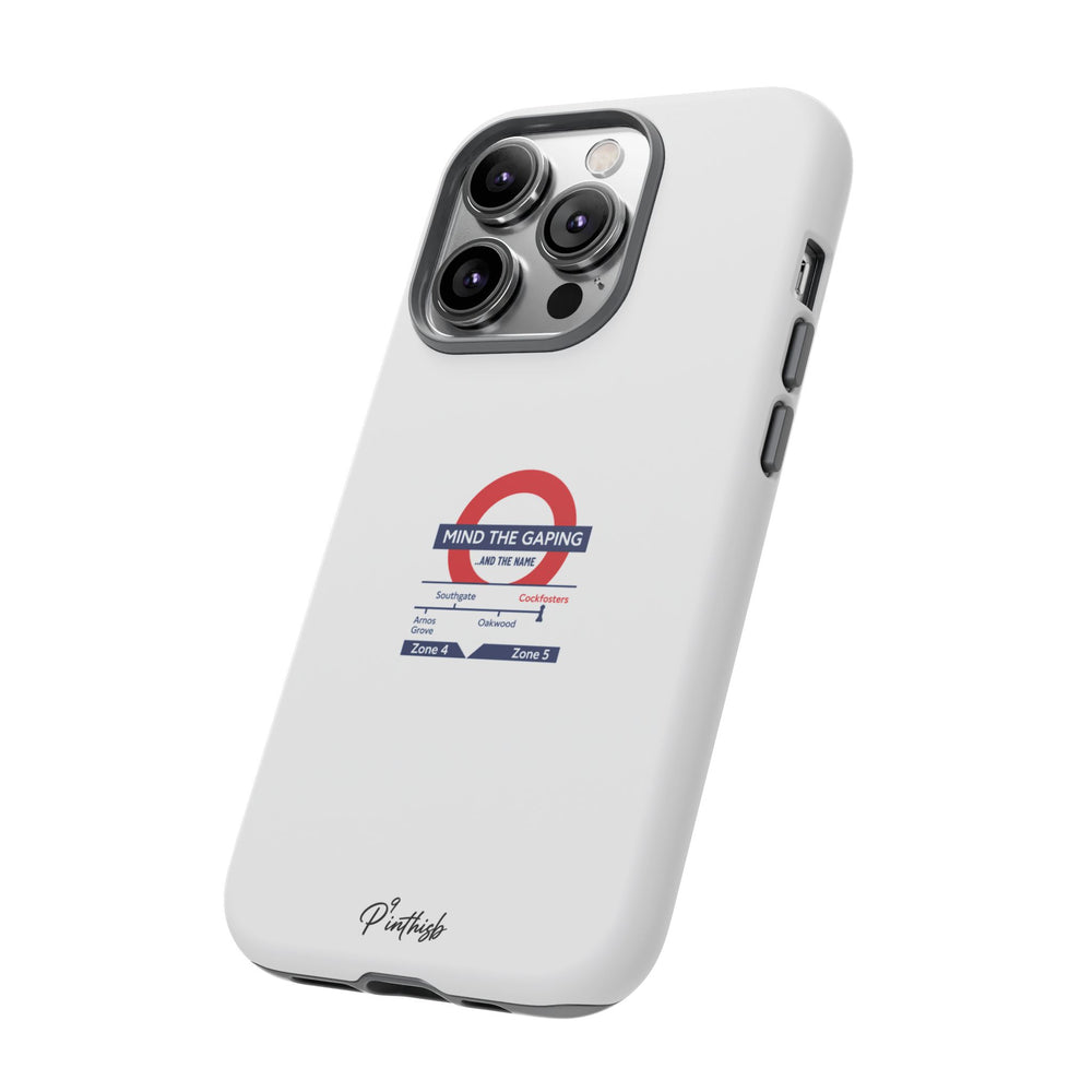 "Mind the Gaping" London Tube Parody Phone Case