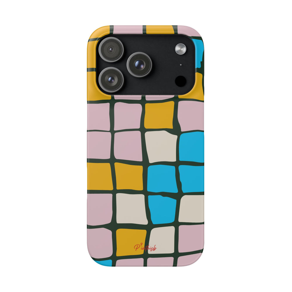 Color Grid Snap Phone Case