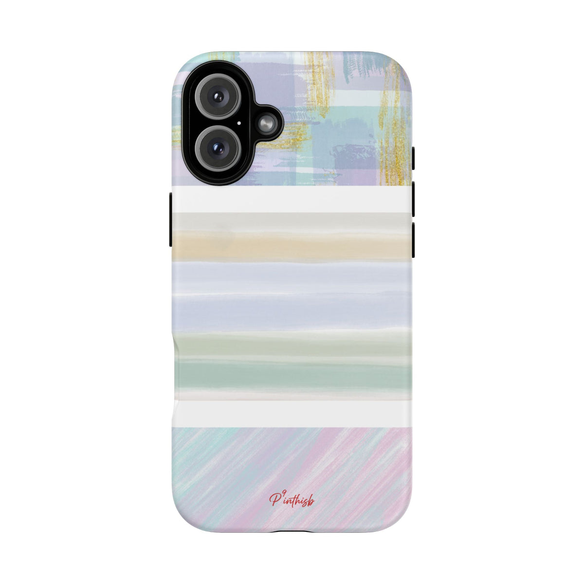 Pastel Stripe Tough Phone Case