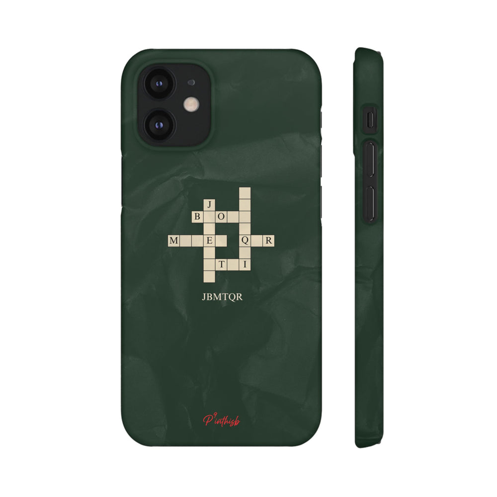 "JBMTQR crossword" Snap Phone Case