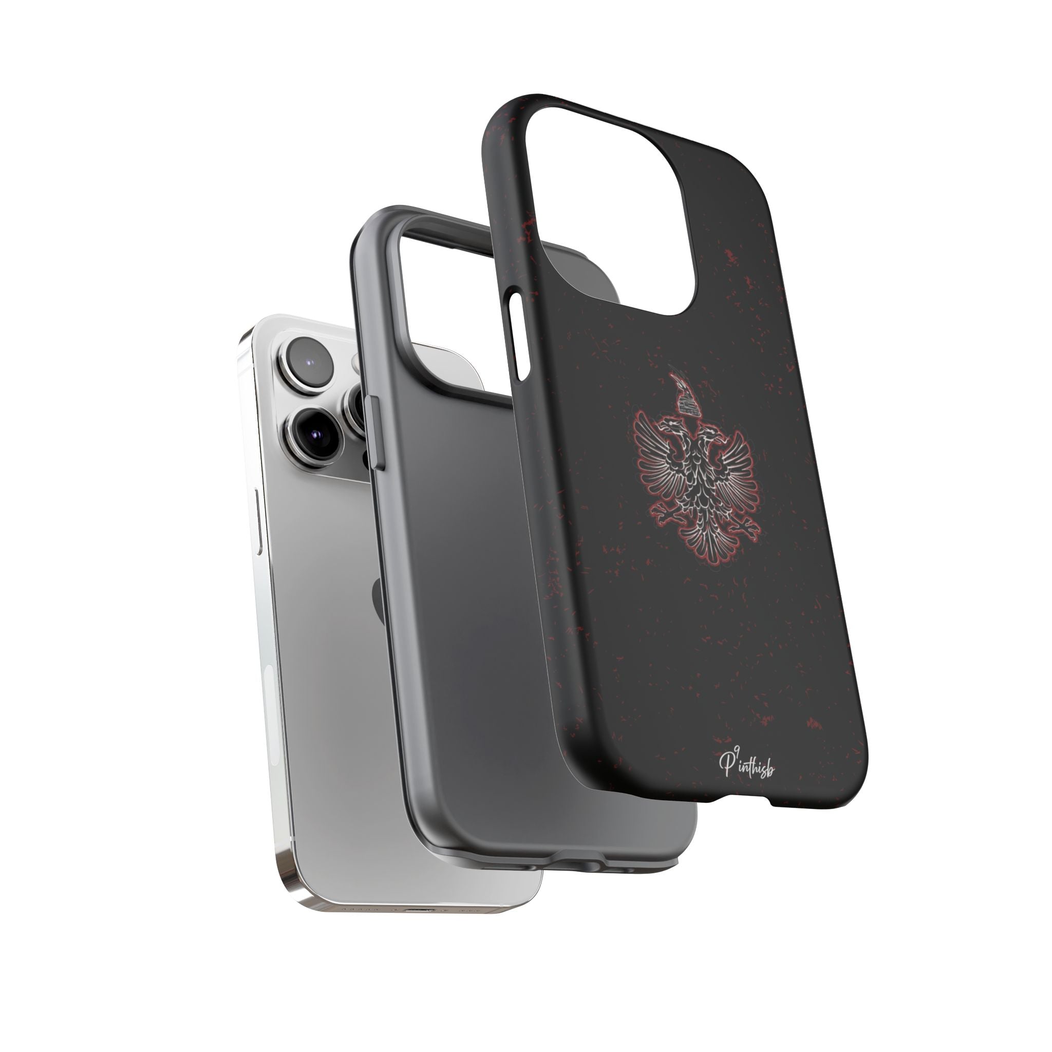 Albanian eagle Tough Phone Case