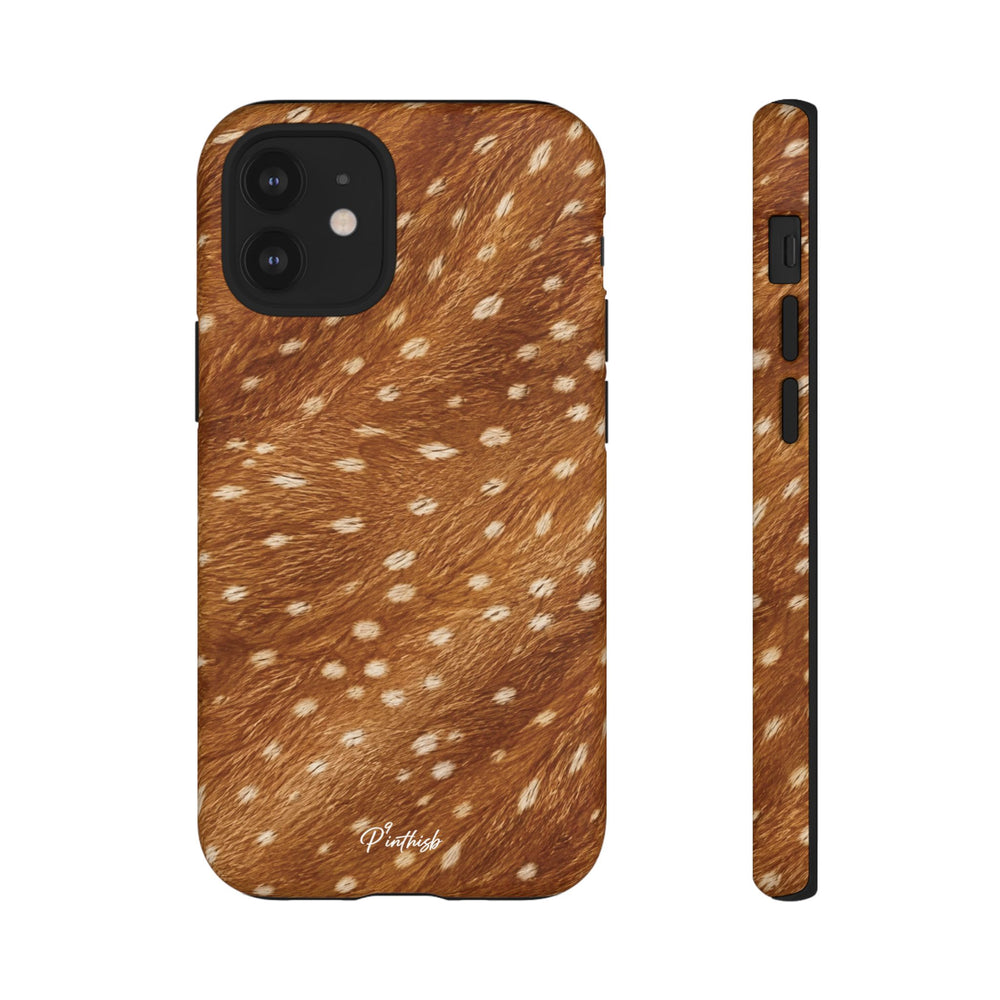 Caramel Deer Pattern Tough Case