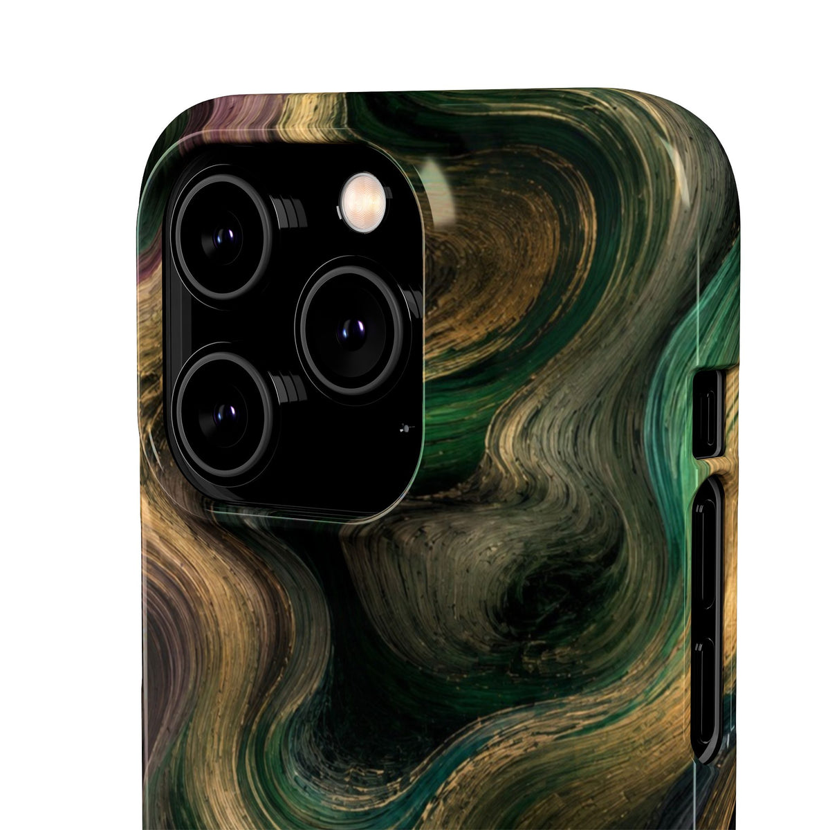 Marbled Forest Snap Phone Case