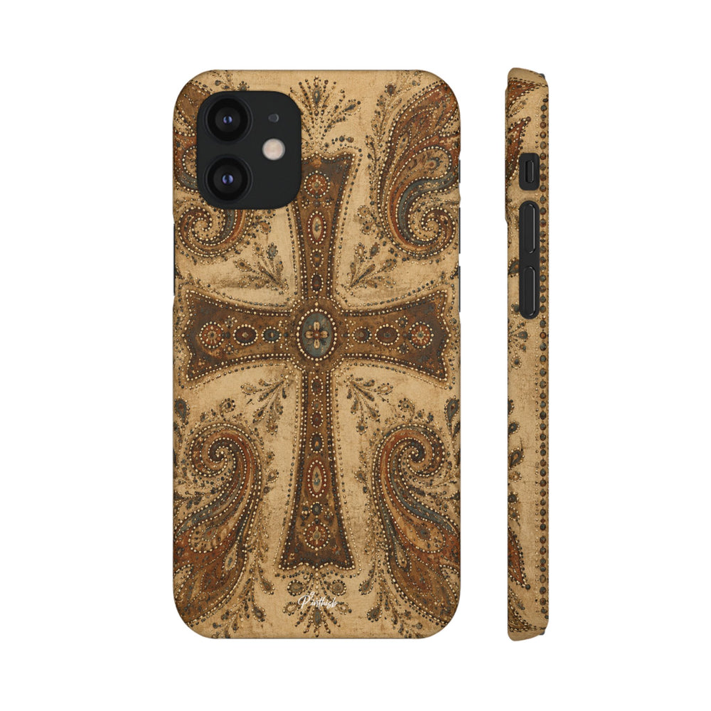 Cross Paisley Snap Case