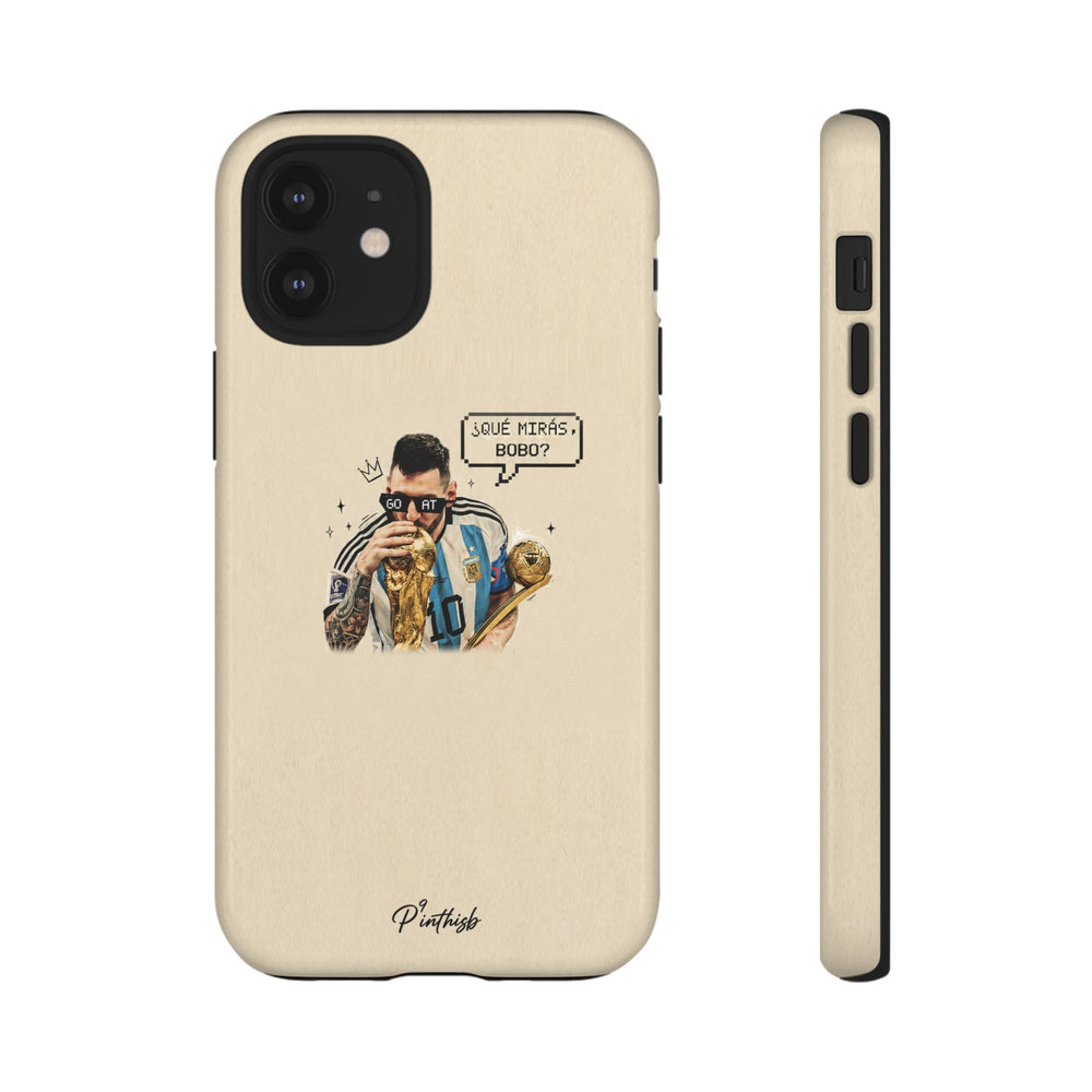 "G.O.A.T" Messi Tough Phone Case