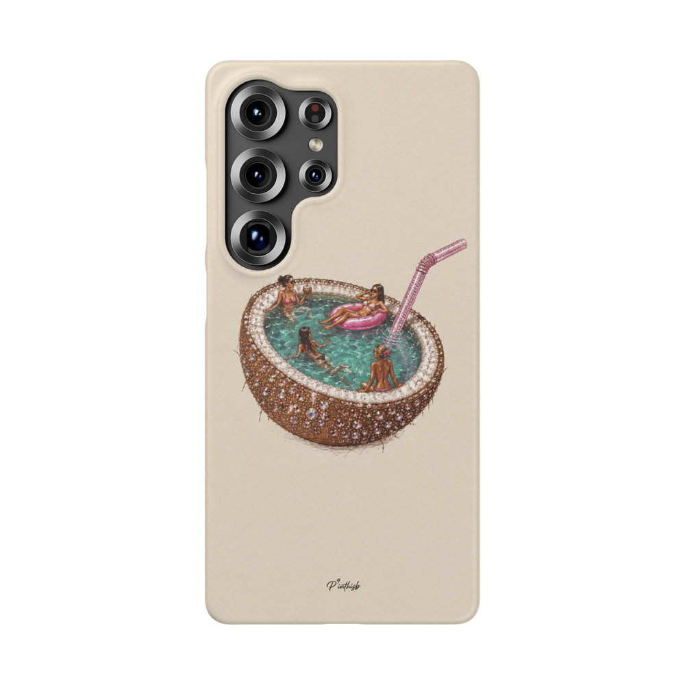 Coconut Pool Snap Phone Case