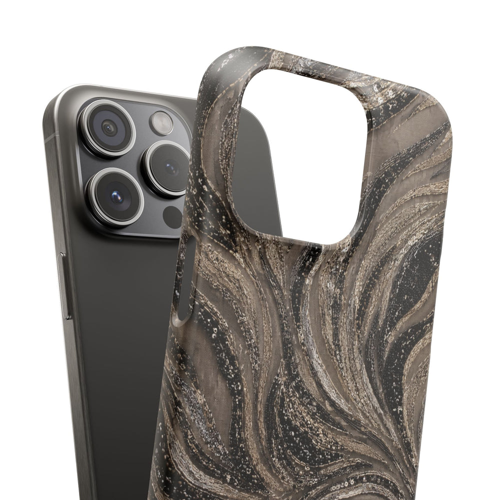 Neutral Swirl Protective Snap Case