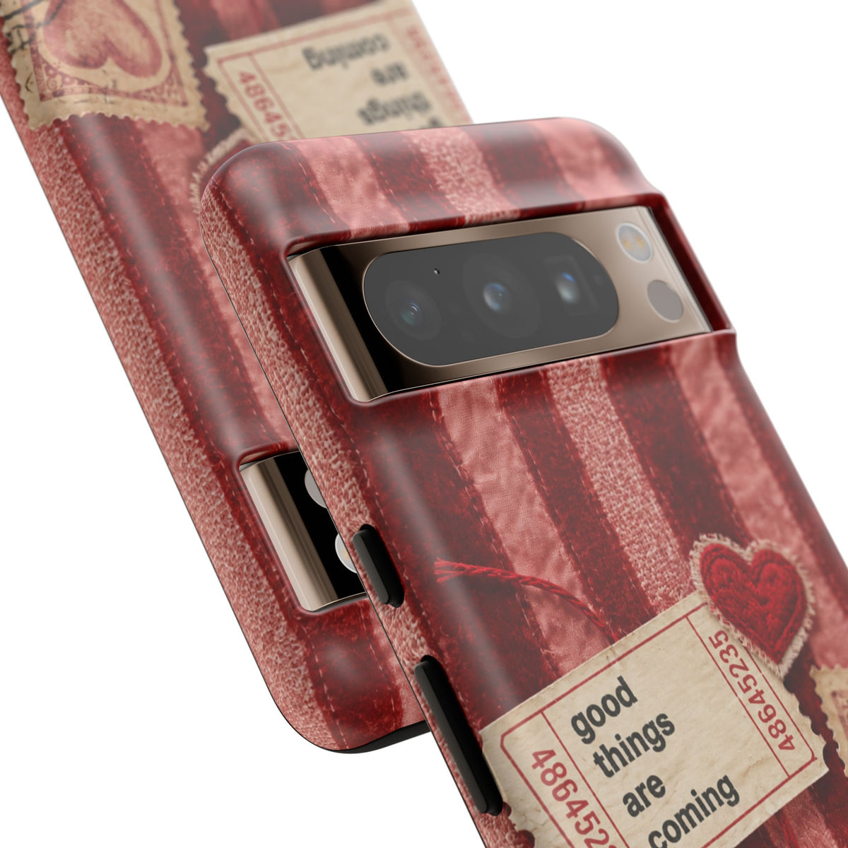 “Good Things Are Coming” Red Phone Case