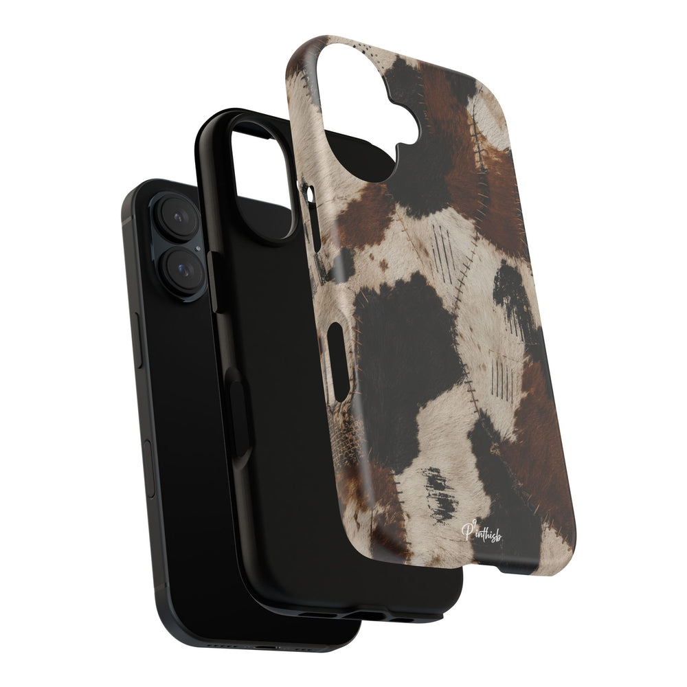 Brown & Black Animal Print Tough Case