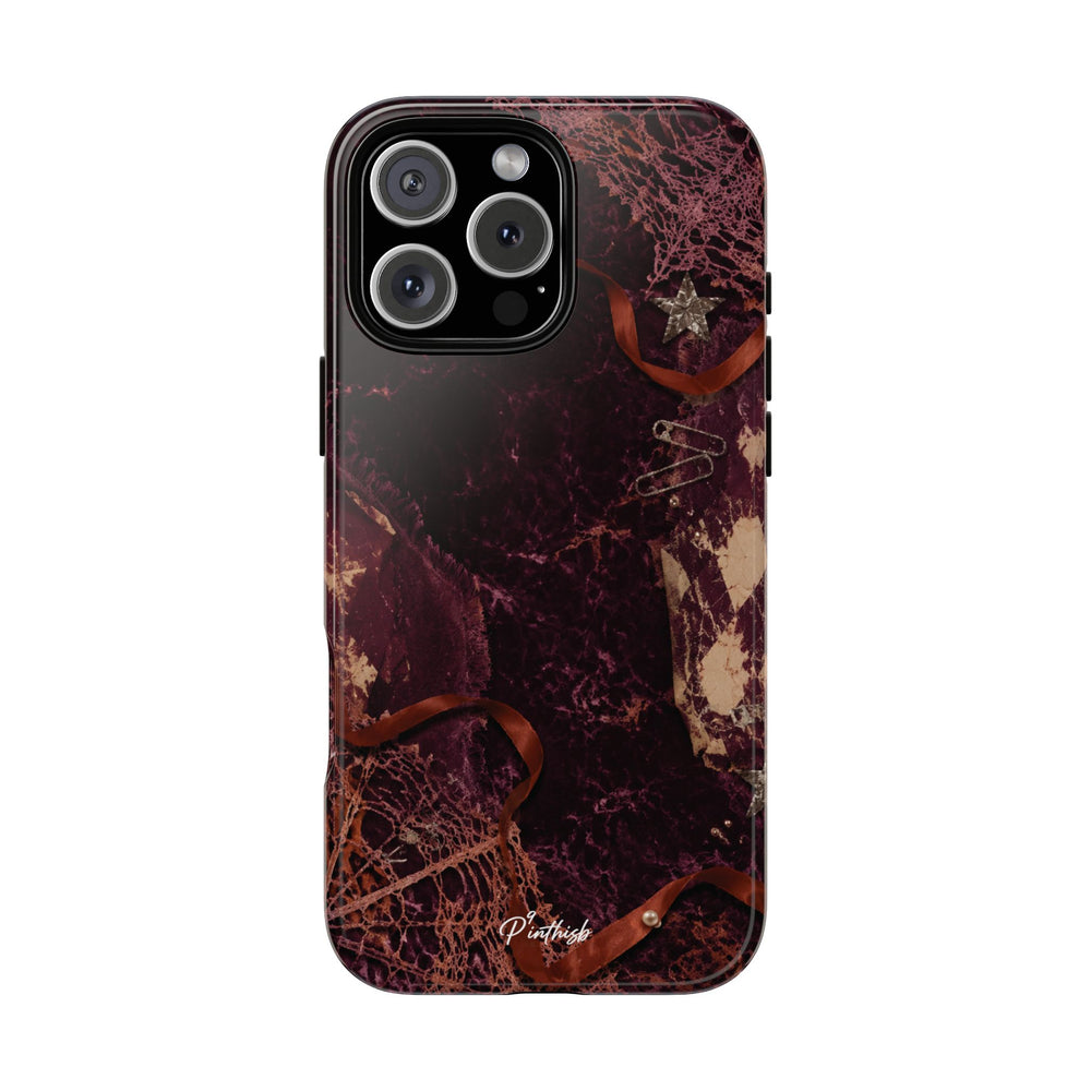 Dark Maroon Vintage Tough Case