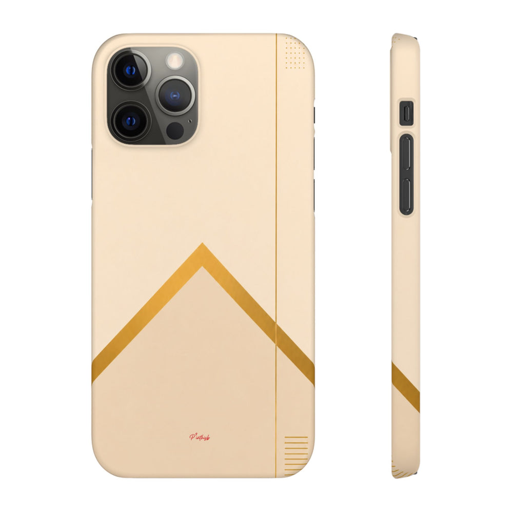 Gold Malboro Inspired Snap Phone Case