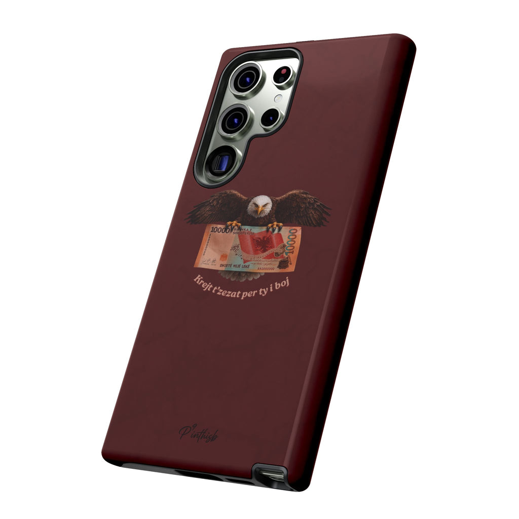 "Krejt t'zezat për ty i boj" Albanian Tough Phone Case
