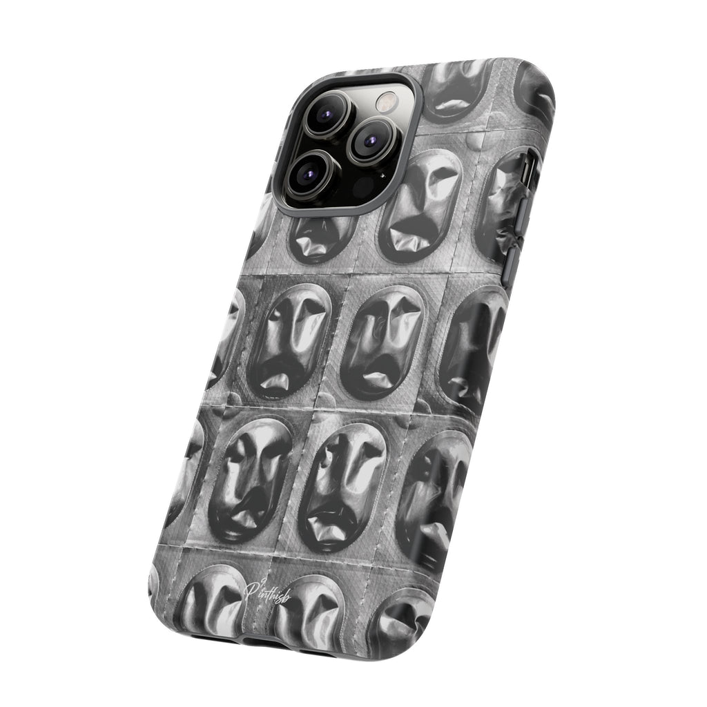 Metallic Mask Grid Tough Case