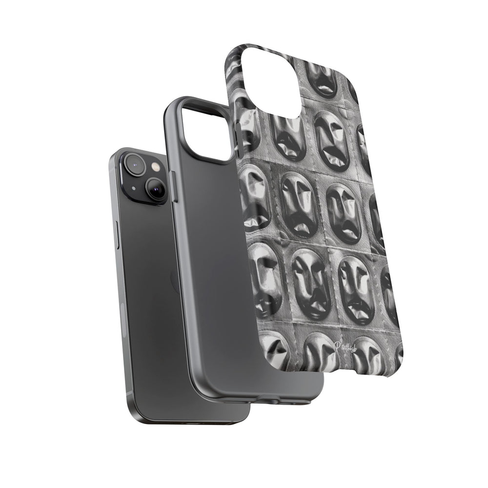 Metallic Mask Grid Tough Case