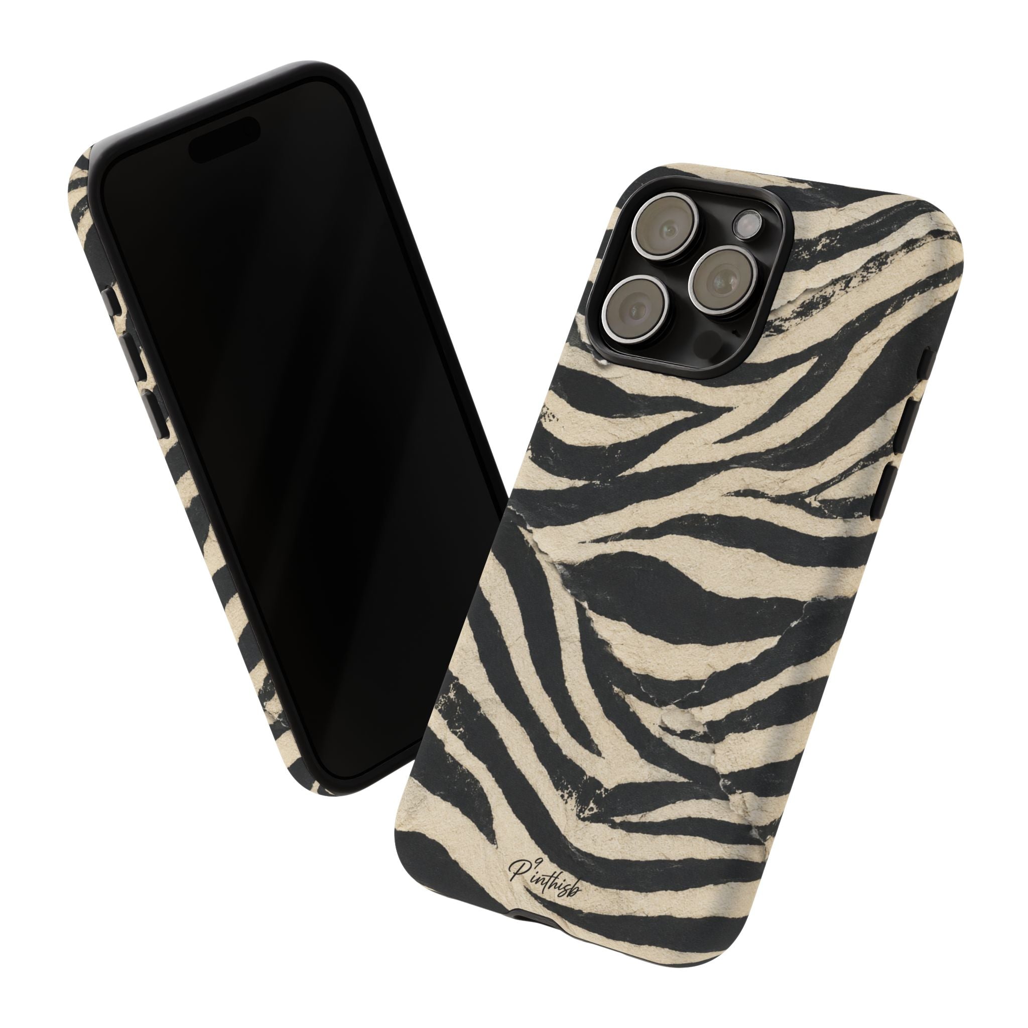 Zebra Stripe Tough Phone Case