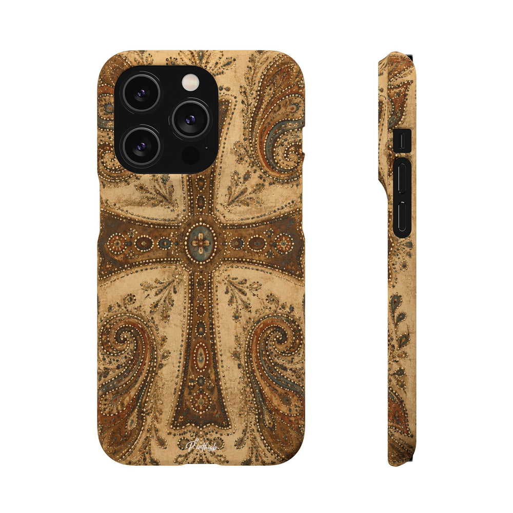 Cross Paisley Snap Case