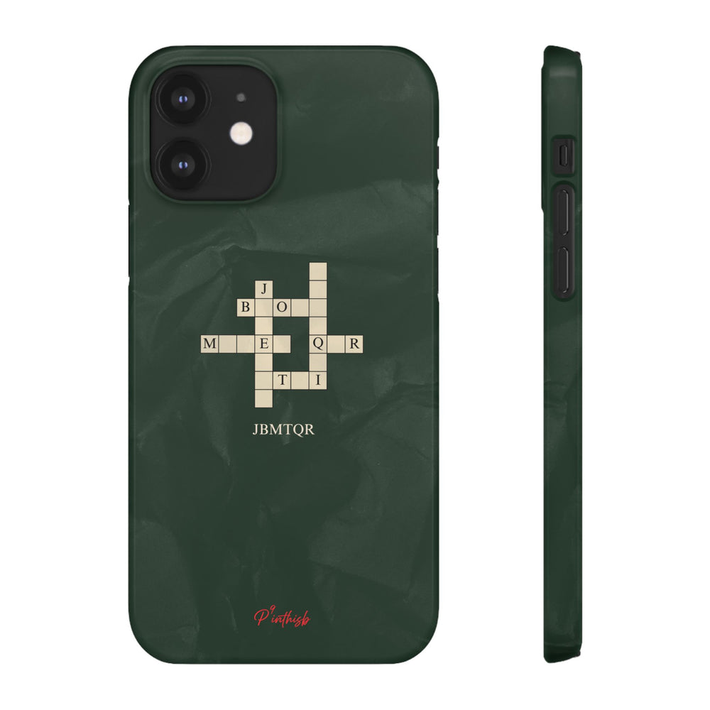 "JBMTQR crossword" Snap Phone Case