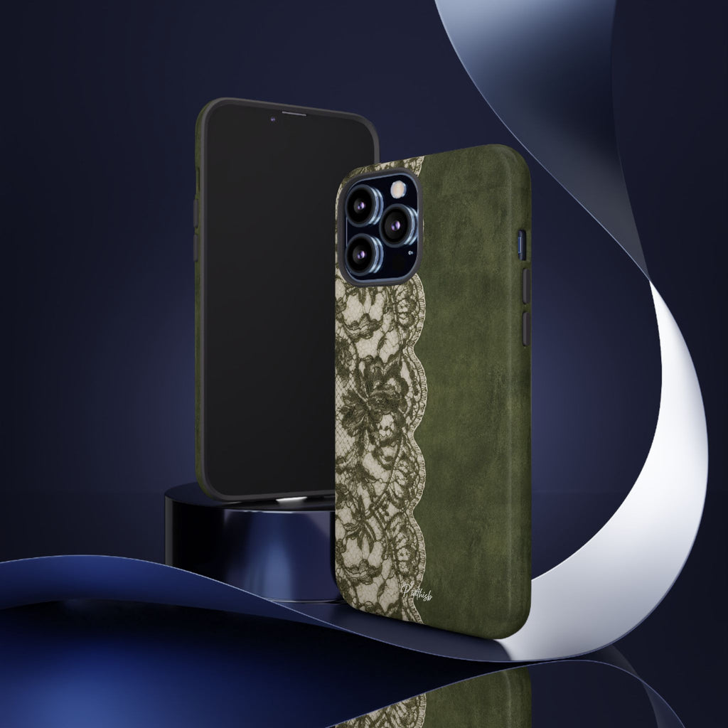 Olive Lace Tough Case