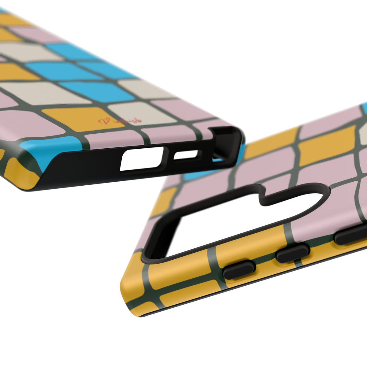 Color Grid Tough Phone Case