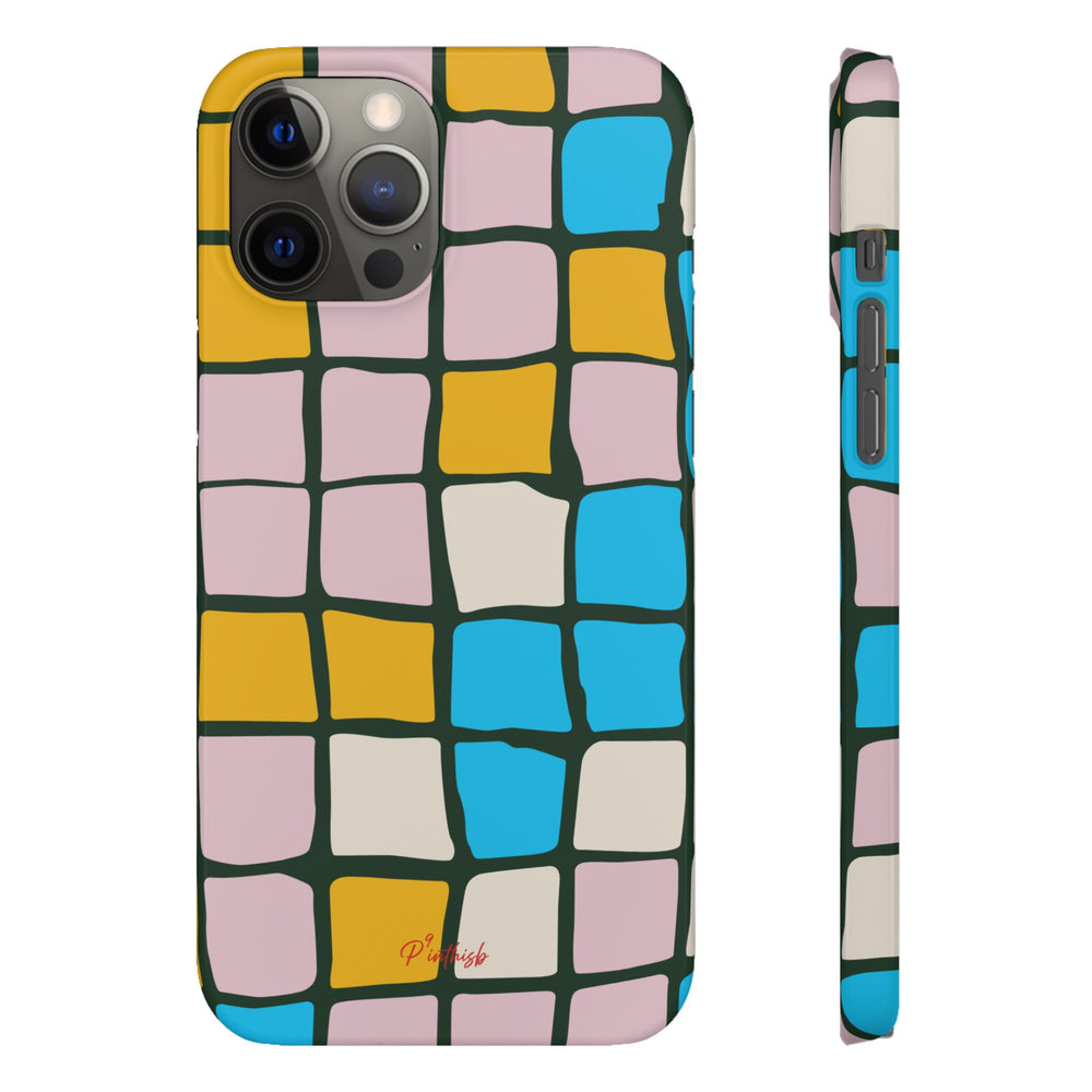 Color Grid Snap Phone Case