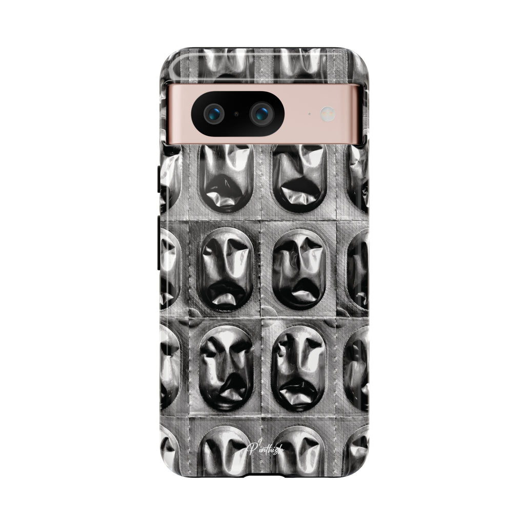 Metallic Mask Grid Tough Case