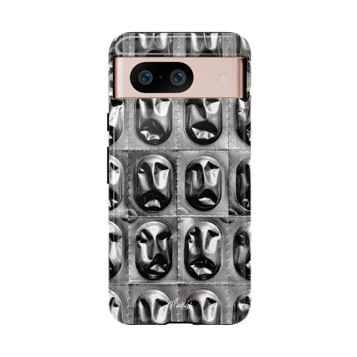 Metallic Mask Grid Tough Case