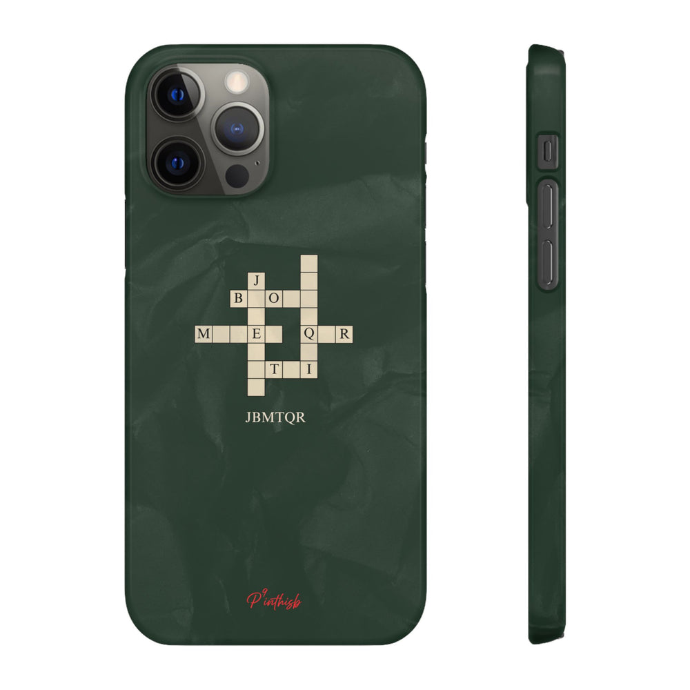 "JBMTQR crossword" Snap Phone Case