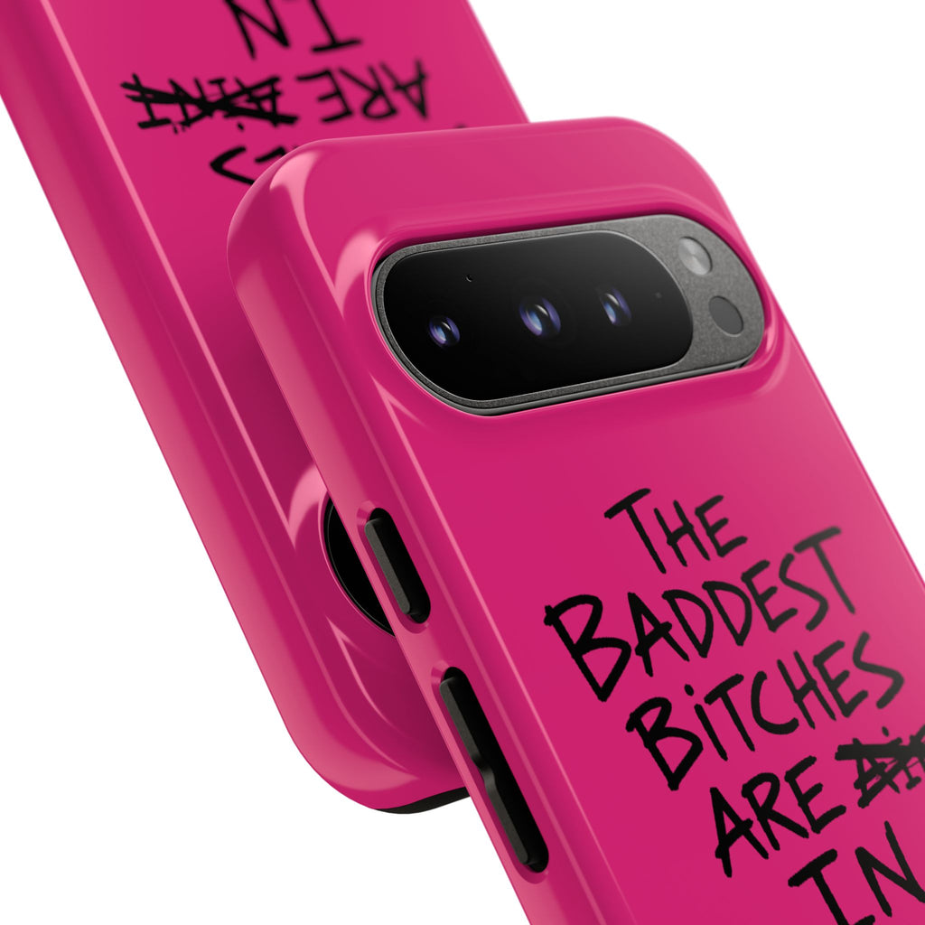 "The Baddest B*tches Are In Albania" Hot Pink Case