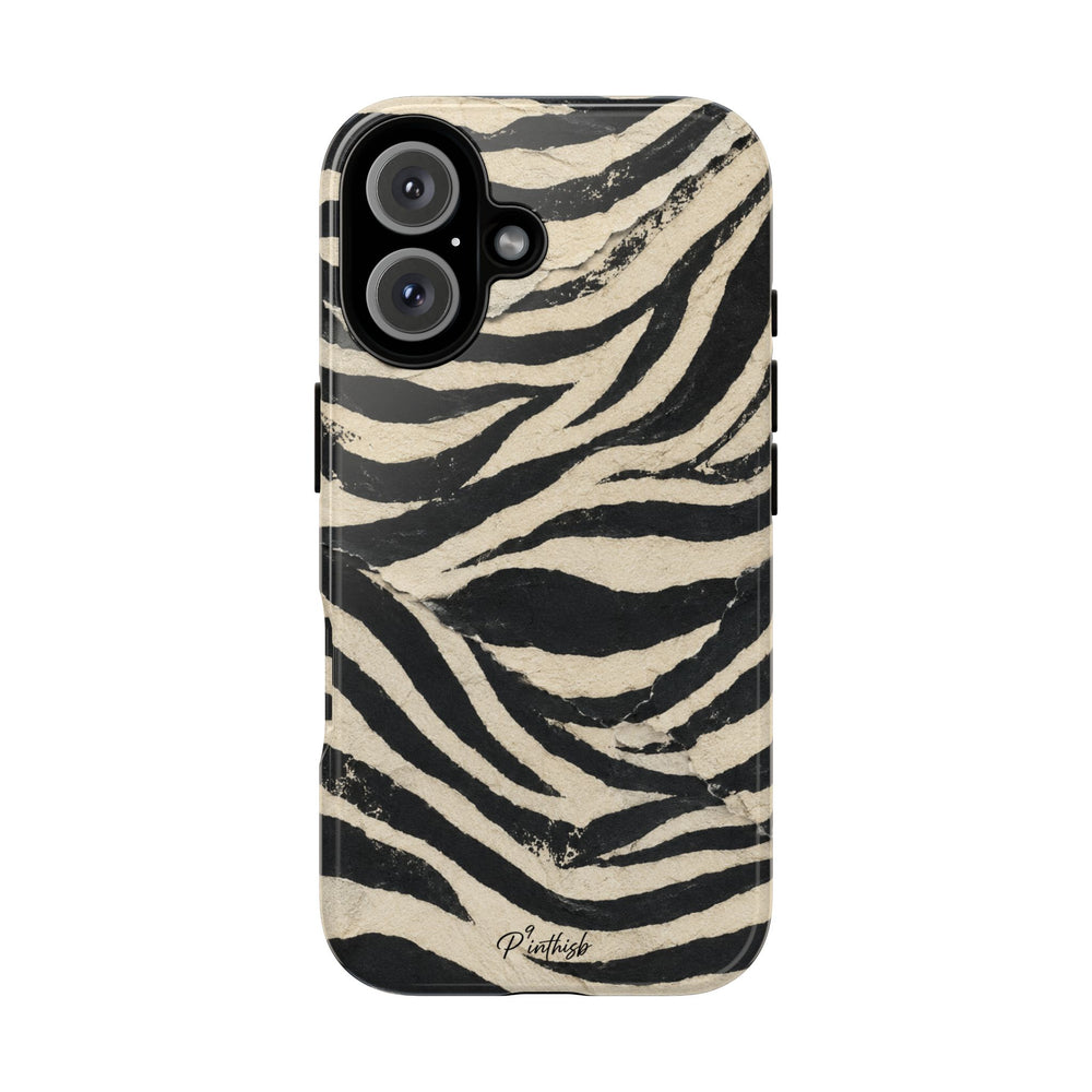 Zebra Stripe Tough Phone Case