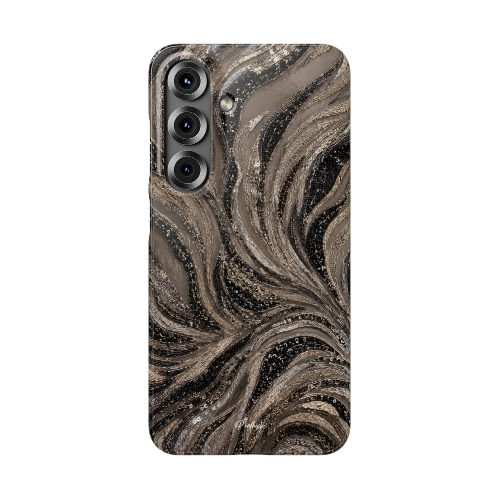 Neutral Swirl Protective Snap Case