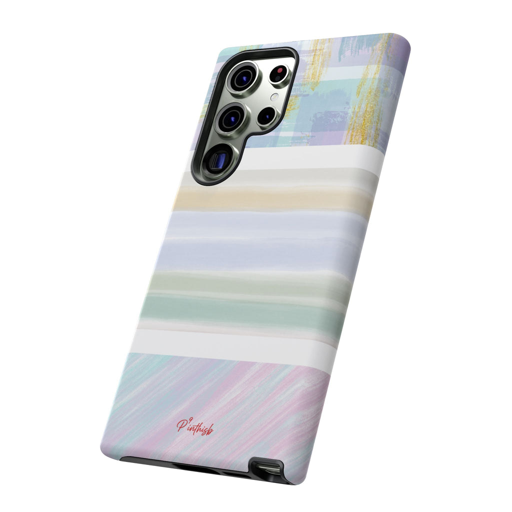 Pastel Stripe Tough Phone Case