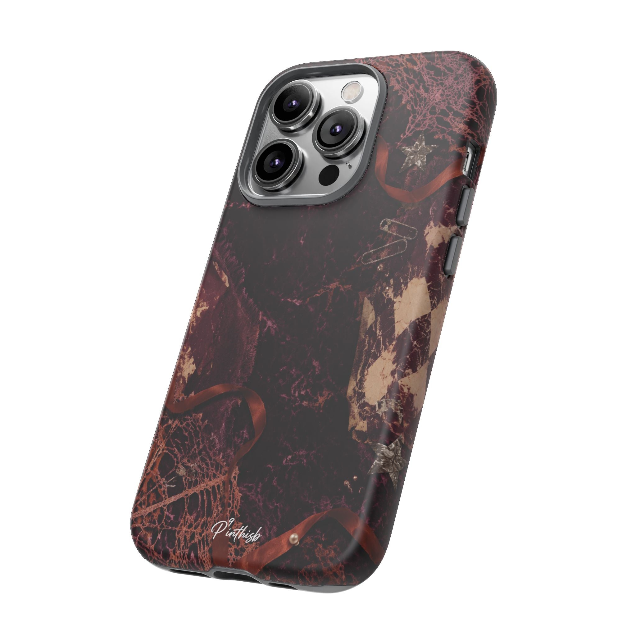 Dark Maroon Vintage Tough Case