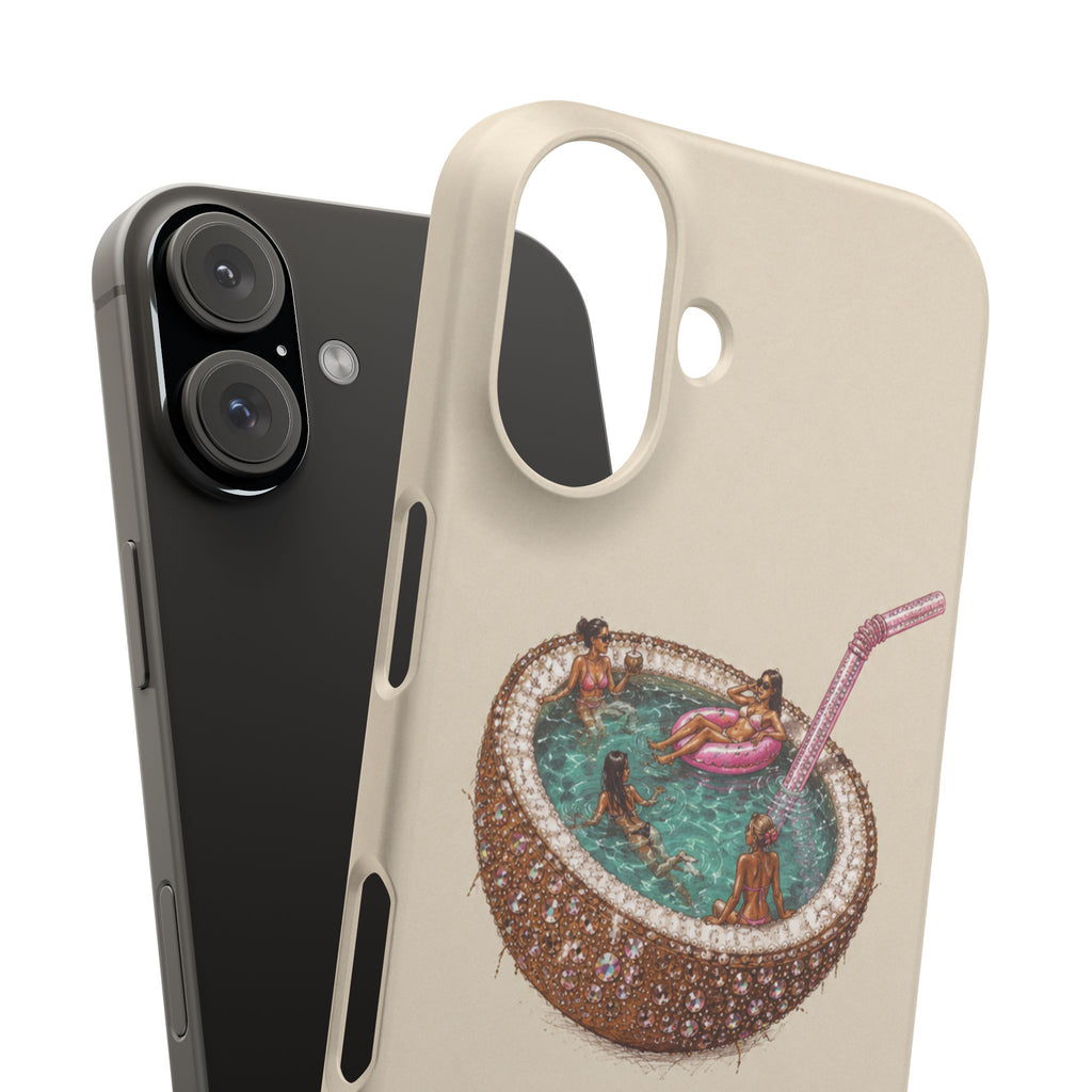 Coconut Pool Snap Phone Case