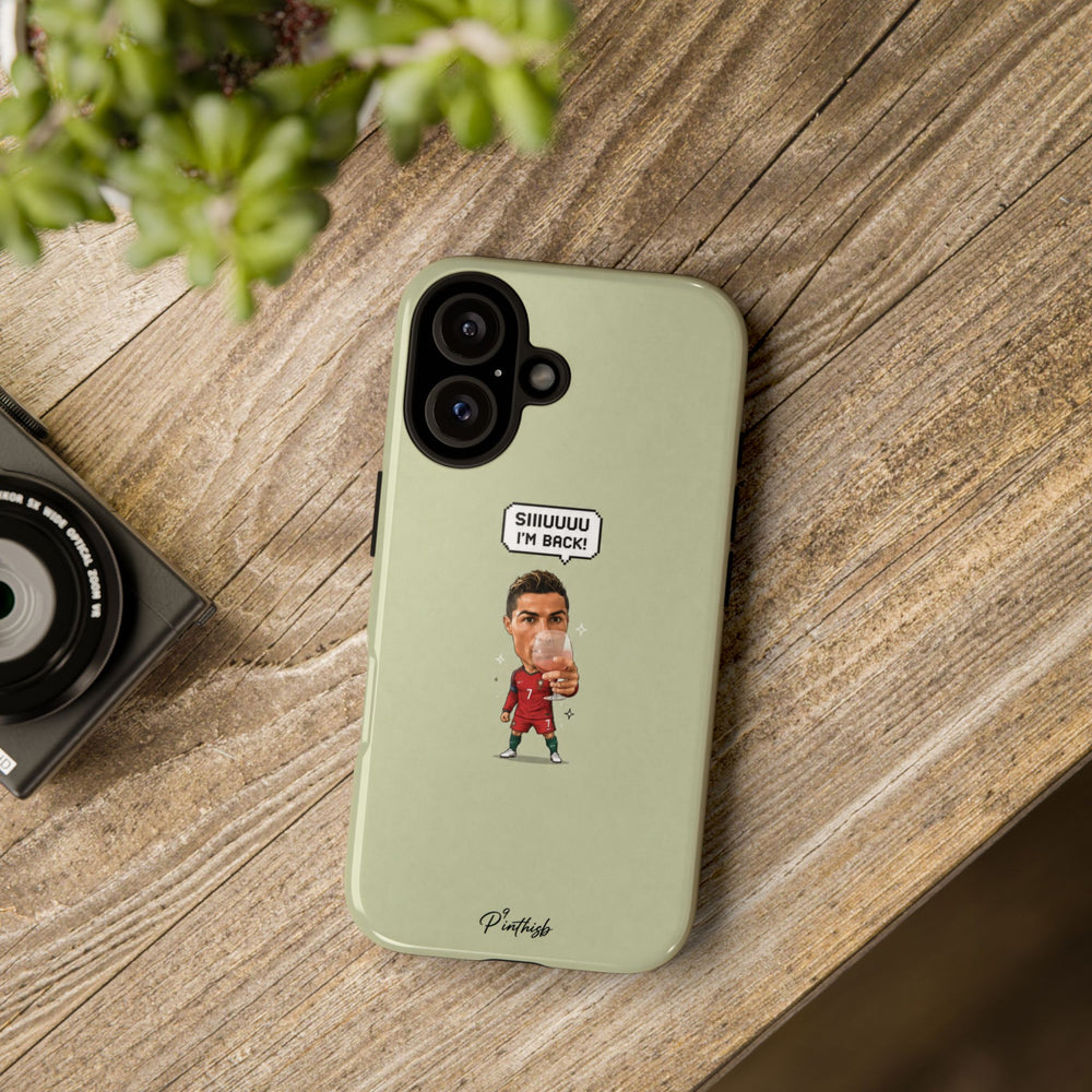 "SIIUUU, I'M BACK" CR7 Tough Phone Case