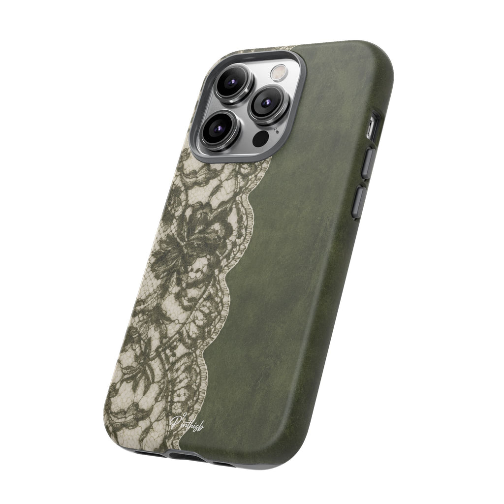 Olive Lace Tough Case