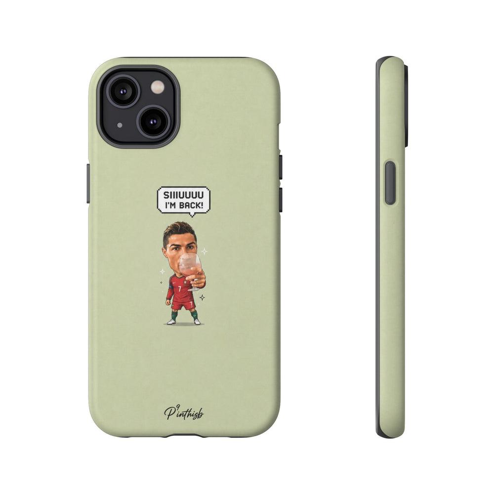 "SIIUUU, I'M BACK" CR7 Tough Phone Case