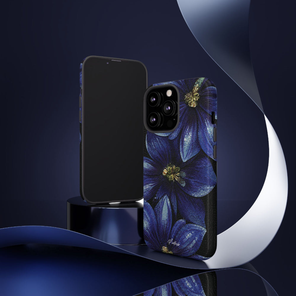 Blue Floral Tough Case