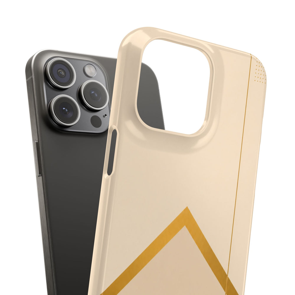Gold Malboro Inspired Snap Phone Case