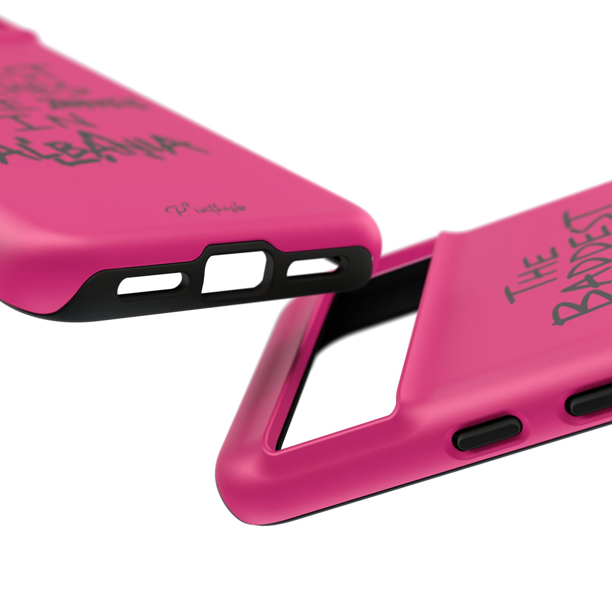 "The Baddest B*tches Are In Albania" Hot Pink Case