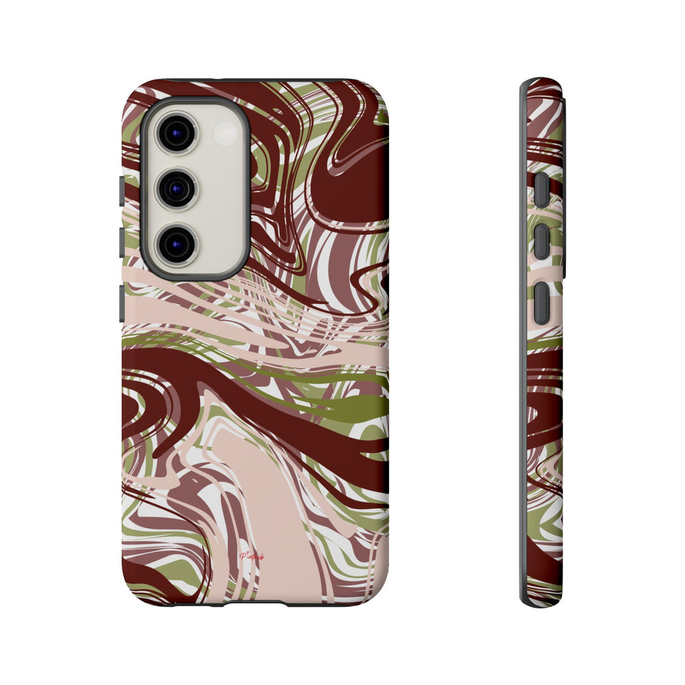 Abstract Marbled Tough Phone Case