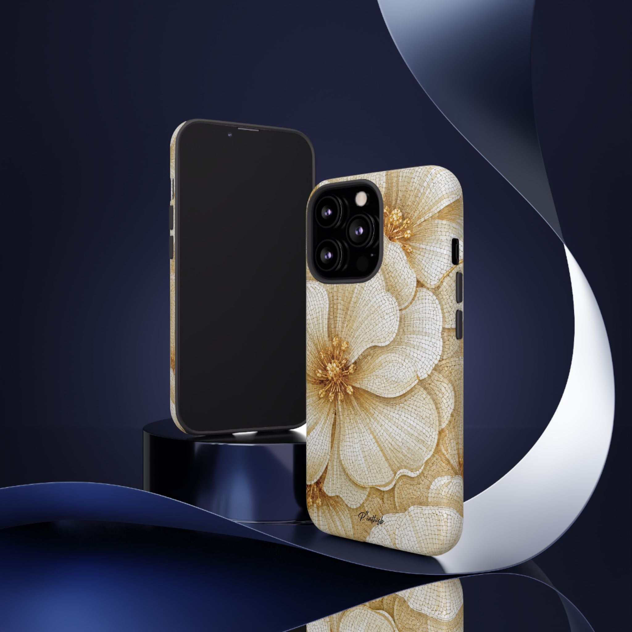 Floral Gold Bloom Tough Case
