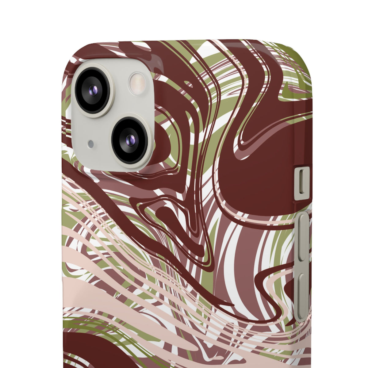 Abstract Marbled Snap Phone Case