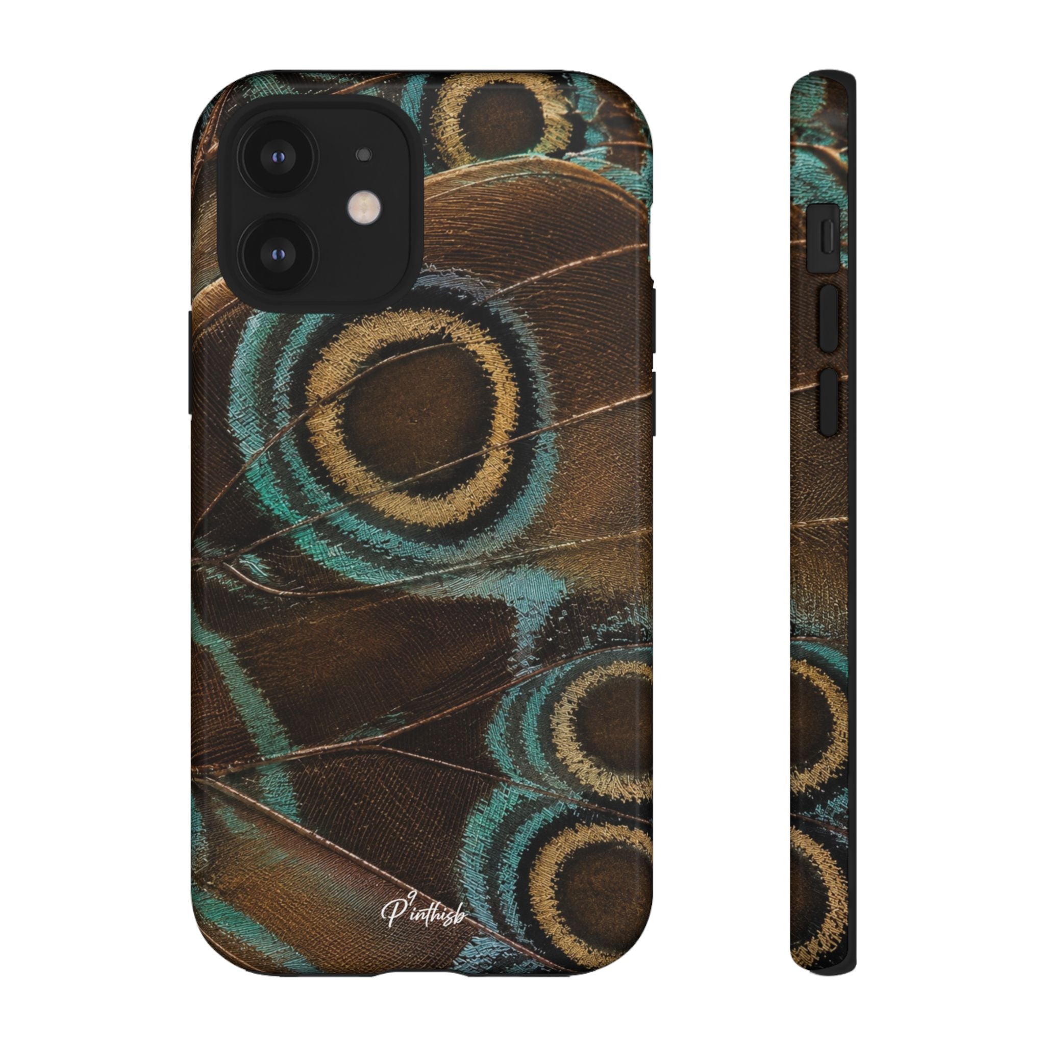 Peacock Feather Pattern Tough Case
