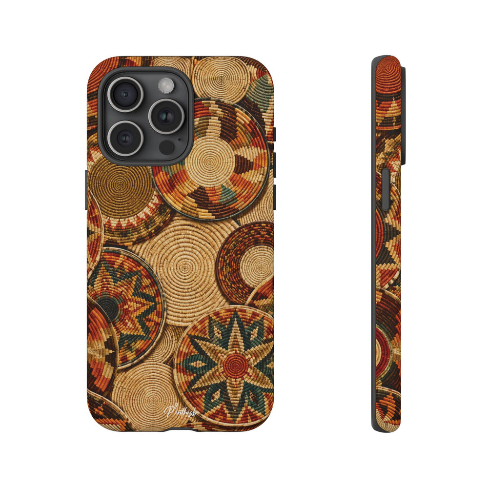 Bohemian Woven Basket Pattern Tough Case